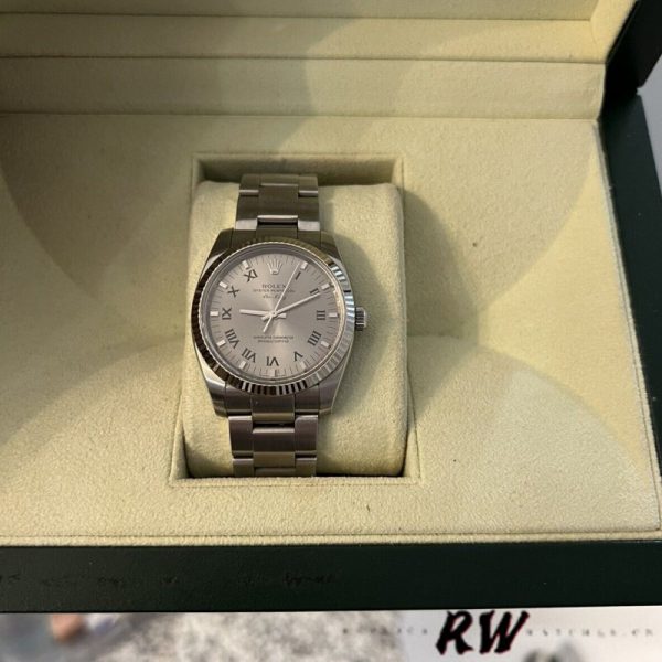 Rolex Oyster Perpetual Air-King 114234 Cadran Argent 34mm Réplique Unisexe – Image 3
