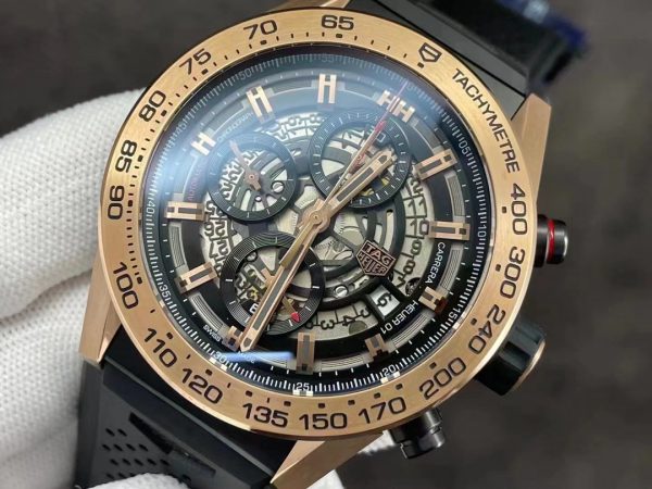 Tag Heuer Carrera Automatique Montre de Luxe CAR205B.FT6087 45mm – Image 5