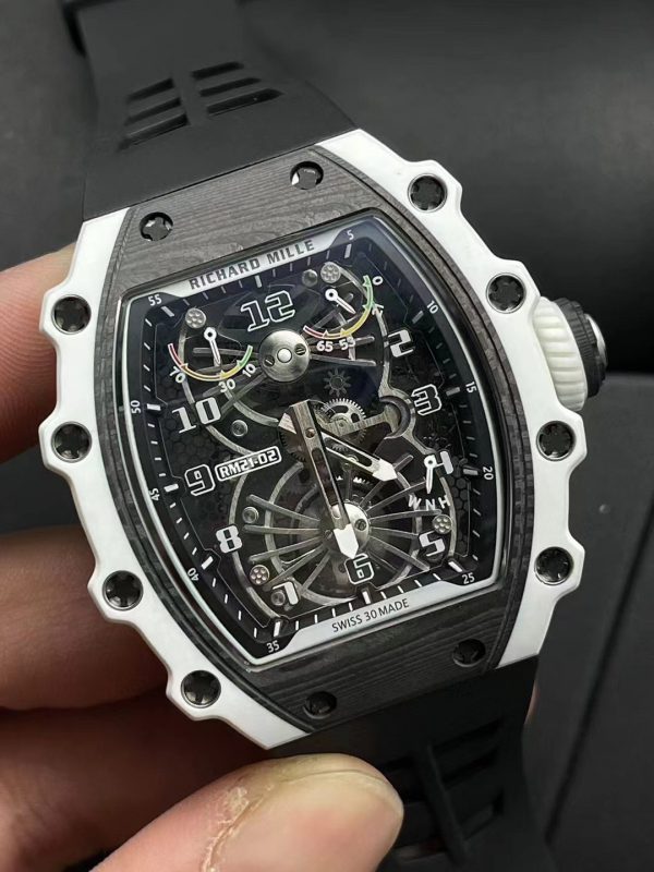 Richard Mille RM 21-02 Tourbillon Aérodynamique Quartz TPT Carbone Noir – Image 5