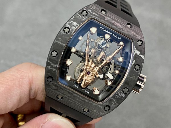 Richard Mille RM 66 Tourbillon volant Édition limitée Or rose 18k – Image 3