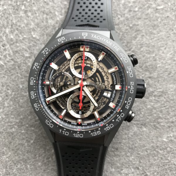 Tag Heuer Carrera Calibre 16 Automatique CV2A1U.BA0738 Montre Homme 43mm – Image 4