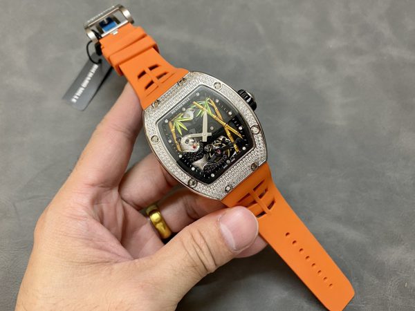 Richard Mille RM 026 01 Panda Un Merveilleux Monde de Bambou Diamants et Or – Image 3