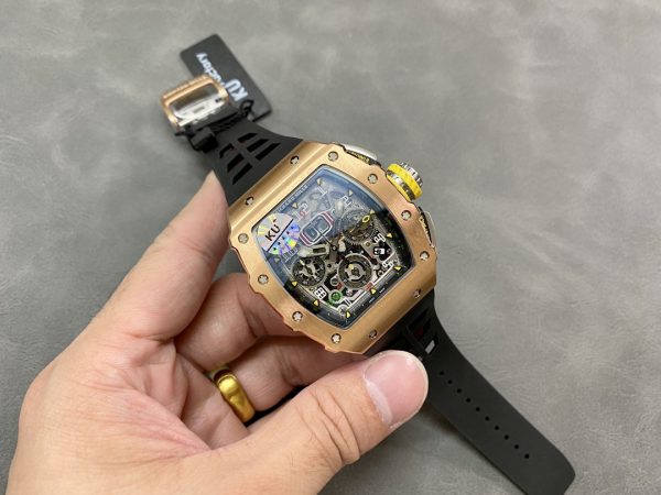 Richard Mille RM11-03 Carbone Chronographe Flyback Automatique Or rose – Image 3