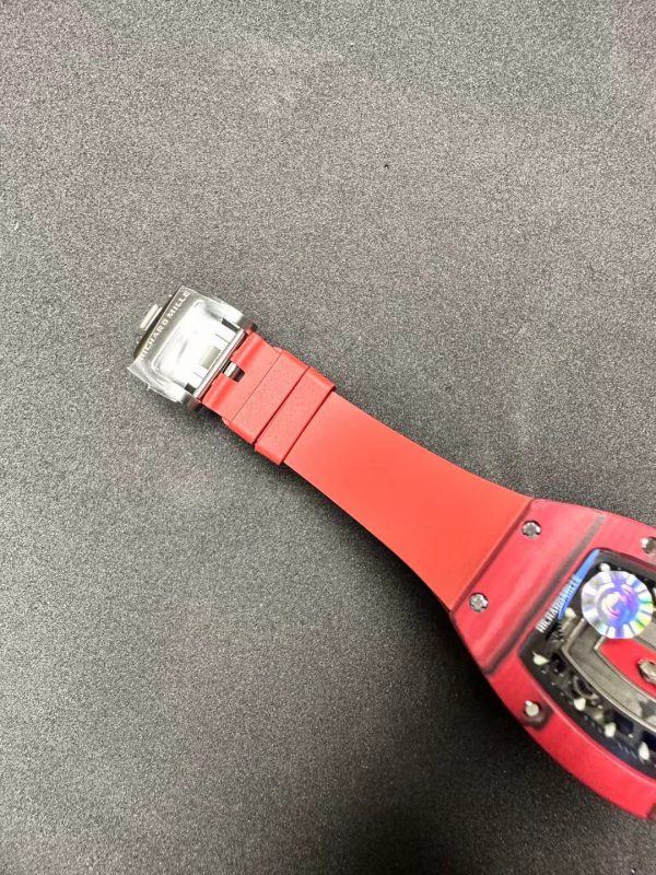 Richard Mille RM07-01 Automatique Racing Rouge Carbone Édition limitée 46mm Montre Femme – Image 3