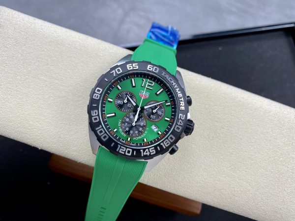 Tag Heuer Formula 1 Chronographe Quartz Cadran Vert CAZ101AP.FT8056 43MM – Image 4