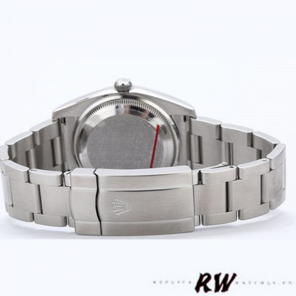 Rolex Oyster Perpetual Air-King 114234 Cadran Arabe Orange Argenté 34mm Réplique Unisexe – Image 3