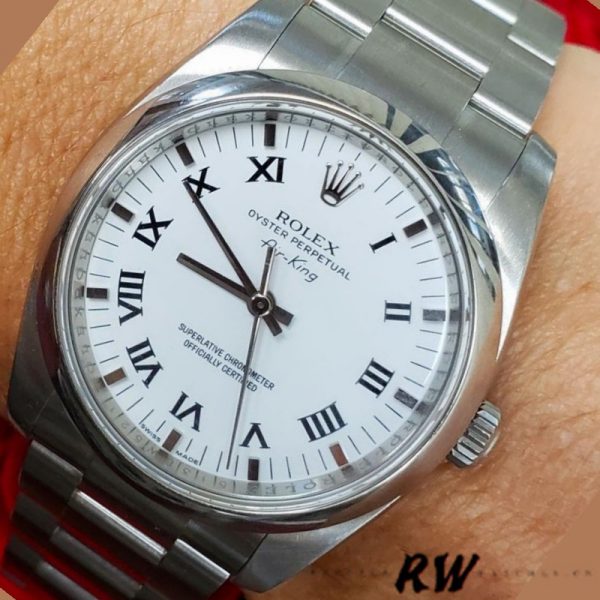 Rolex Oyster Perpetual Air-King 114200 Cadran Blanc 34mm Réplique Unisexe – Image 2