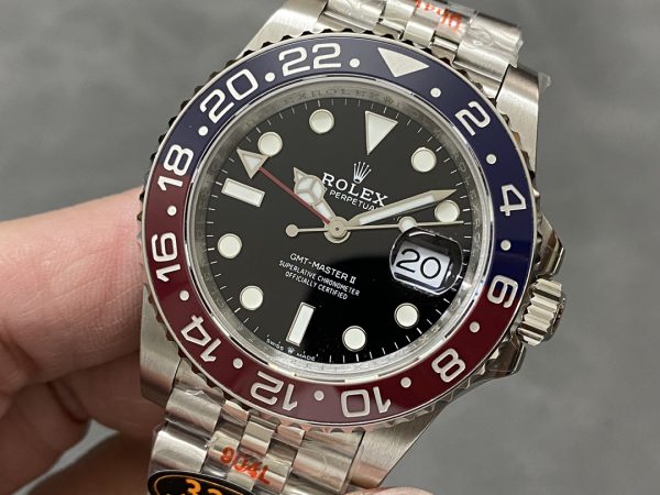 Rolex GMT-Master II 126710BLRO Acier Inox Cadran Noir 40MM Montre Réplique Homme – Image 6