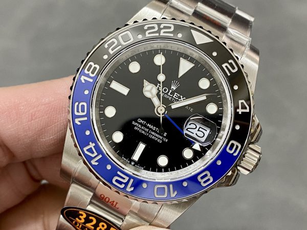 Rolex GMT-Master II 126710BLNR 0003 Cadran Noir Acier Inox 40MM Montre Réplique Homme – Image 5