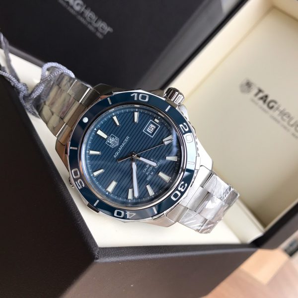 Tag Heuer Aquaracer Montre Homme WAK2111.BA0830 41mm – Image 5