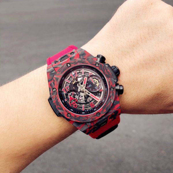 Hublot 411.QV.1123.NR.OVK21 Big Bang Unico Carbone Rouge Alex Ovechkin 45mm – Image 3