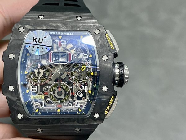 Richard Mille RM11-03 Carbone Chronographe Flyback Automatique Noir – Image 5