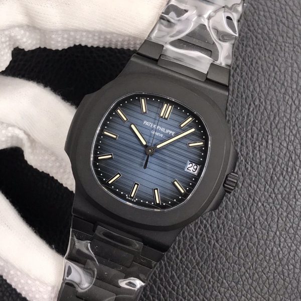 Réplique Patek Philippe Nautilus Cadran Bleu 5711 Montre Homme 40MM – Image 6