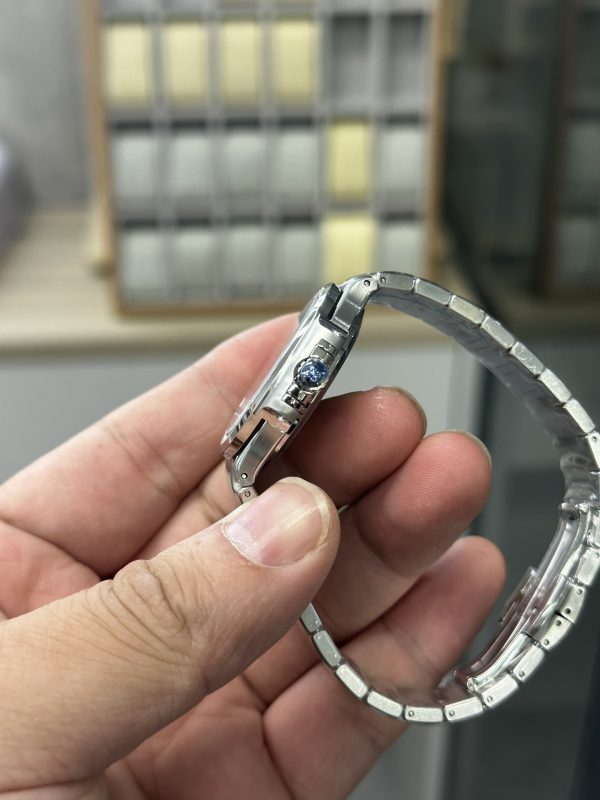 Patek Philippe Nautilus Femme Acier Inoxydable Cadran Bleu 7118 1200A 001 35mm – Image 4