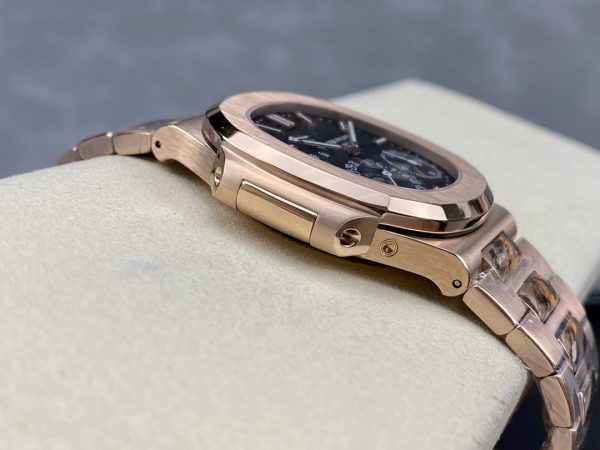 Patek Philippe Nautilus Phases de Lune Or Rose Cadran Noir 5712 1R 001 40MM – Image 7