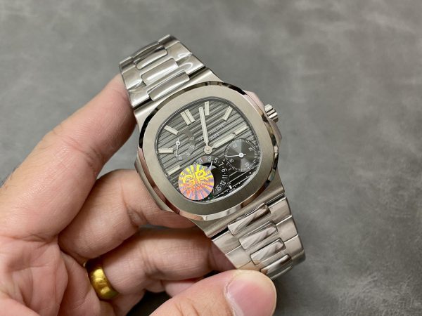 Patek Philippe Nautilus Phases de Lune Acier Inoxydable 5712 1A 001 40mm – Image 6