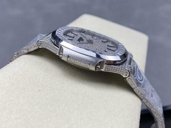 Patek Philippe Nautilus Diamant 5711 40mm & 35mm Réplique Montre – Image 6