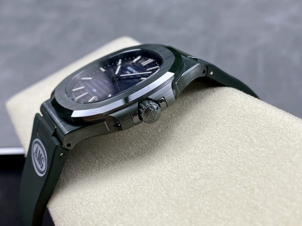 Patek Philippe Nautilus Bracelet Vert Cadran Bleu 5711 Montre 40MM – Image 6
