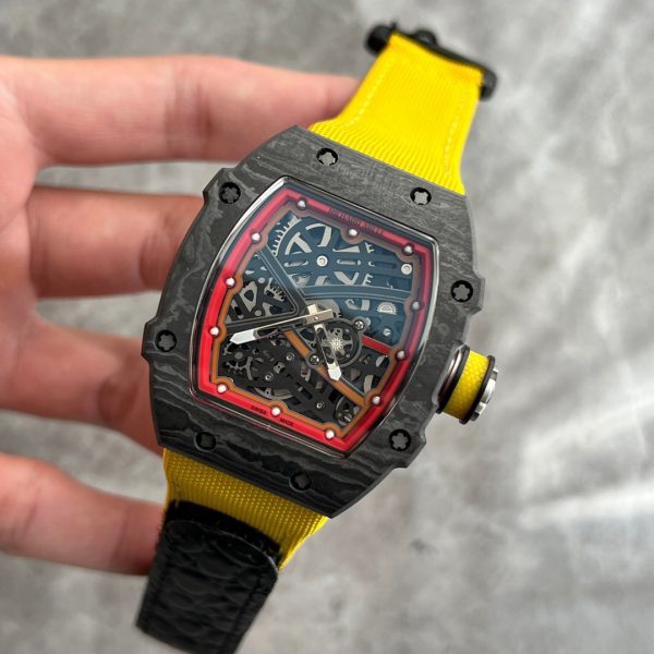 Richard Mille RM 67-02 Automatique Sebastian Ogier Noir Jaune – Image 4