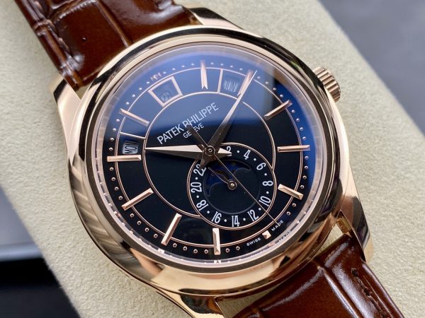 Réplique Patek Philippe Complications Or Rose 5205R 011 Montre Homme 40mm – Image 4