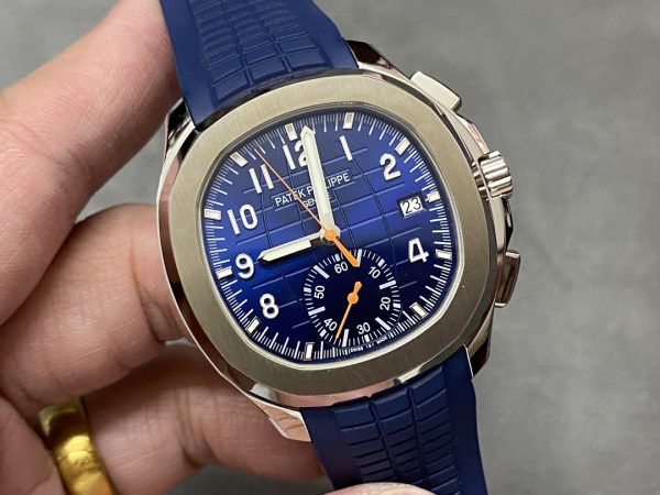 Réplique Patek Philippe Aquanaut Bleu 5968A 001 42mm Montre Homme – Image 5