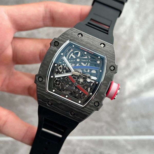 Richard Mille RM 67-02 Automatique Sebastian Ogier Bracelet caoutchouc noir – Image 4