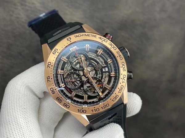 Tag Heuer Carrera Automatique Montre de Luxe CAR205B.FT6087 45mm – Image 6