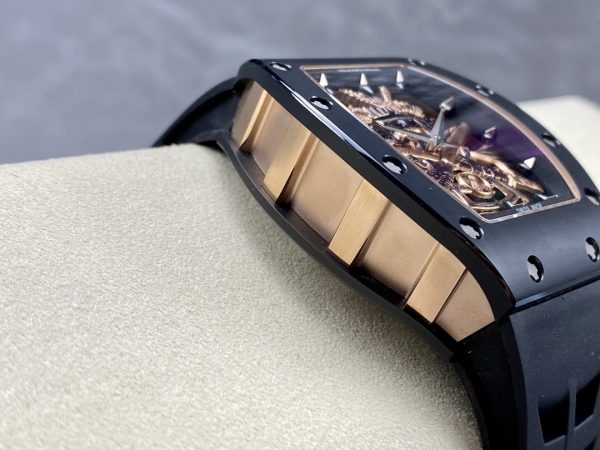 Richard Mille RM47 Édition Tourbillon Squelette Boîtier Céramique noire – Image 3