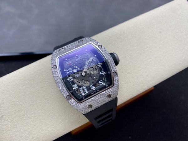 Richard Mille Or blanc Sertissage diamant RM 010 – Image 3