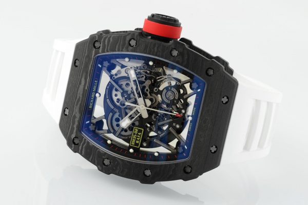 Richard Mille RM 035-02 Rafael Nadal NTPT Carbone Bracelet caoutchouc blanc – Image 6