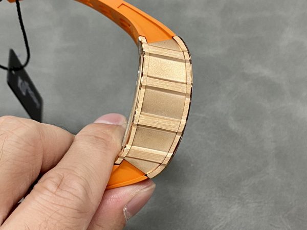 Richard Mille RM11-03 Bracelet caoutchouc orange Chronographe Flyback Automatique – Image 8