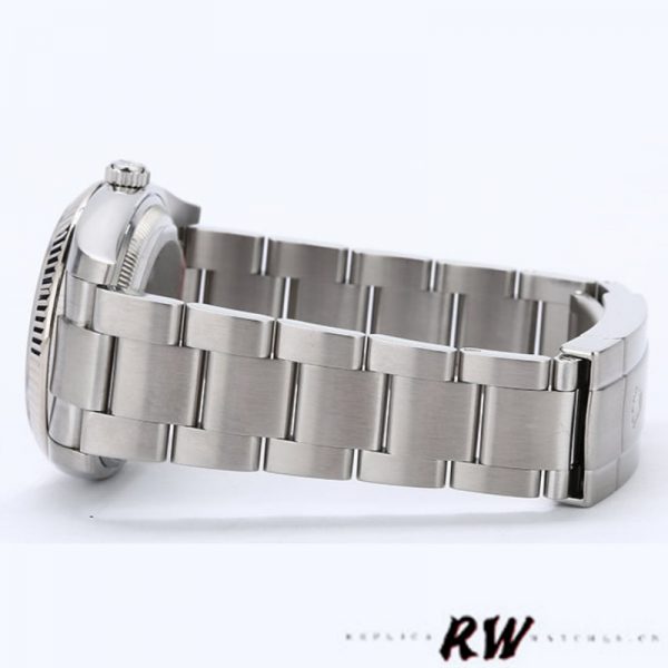 Rolex Oyster Perpetual Air-King 114234 Cadran Arabe Orange Argenté 34mm Réplique Unisexe – Image 2