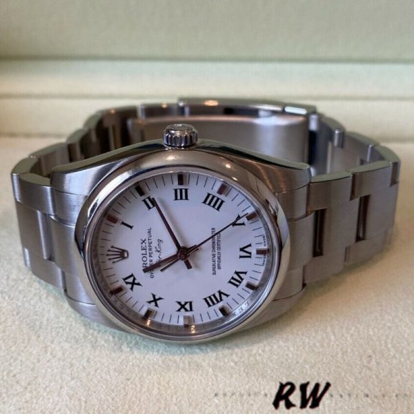 Rolex Oyster Perpetual Air-King 114200 Cadran Blanc 34mm Réplique Unisexe – Image 6