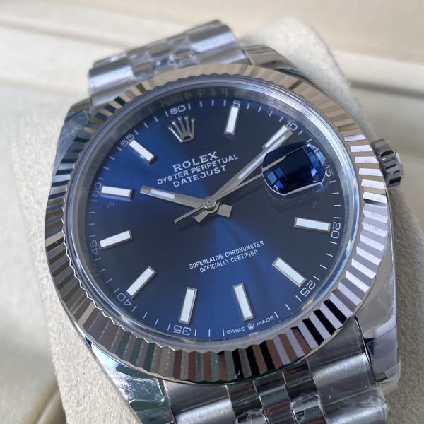 Rolex Oyster Perpetual Air-King 114200 Cadran Bleu 34mm Réplique Unisexe – Image 3