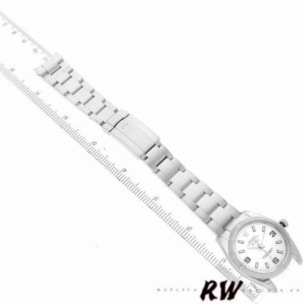 Rolex Oyster Perpetual Air King 114210 Cadran Blanc 34mm Réplique Unisexe – Image 6