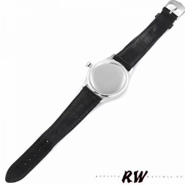 Rolex Cellini Time 50509 Bracelet Cuir Noir Cadran Noir 39mm Montre Réplique Homme – Image 2