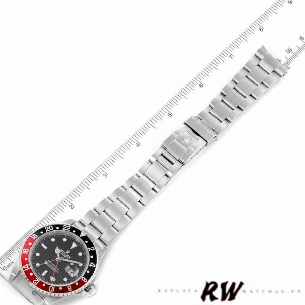 Rolex GMT-Master II 16710 Cadran Noir Lunette Rouge Noire Coke 40MM Montre Réplique Homme – Image 6