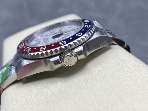 Rolex GMT-Master II 126719 0002 Or Blanc Cadran Gris Météorite 40mm Montre Réplique Homme – Image 4