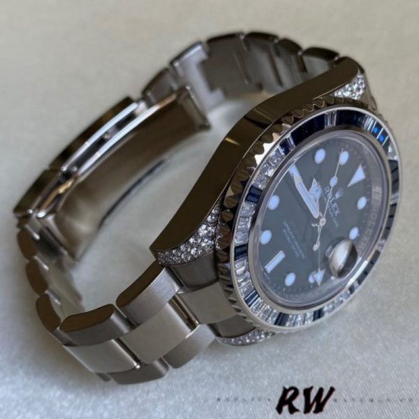 Rolex GMT Master II 116759SA Cadran Noir Or Blanc 40mm Montre Réplique Homme – Image 4