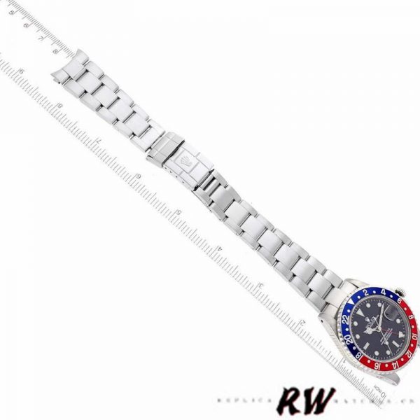 Rolex GMT-Master II 16710 Cadran Noir Lunette Pepsi Rouge Bleue 40MM Montre Réplique Homme – Image 6