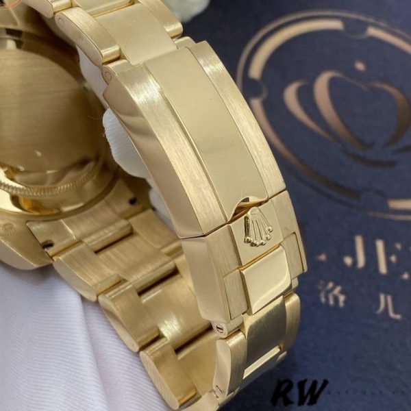 Rolex GMT-Master II 116758 Or Jaune Cadran Noir Diamants 40mm Montre Réplique Homme – Image 6