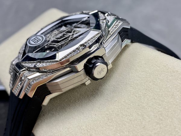 418.NX.1107.RX.1604.MXM20 Hublot Big Bang Sang Bleu II Titane Pavé – Image 6