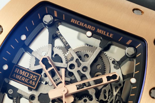 Richard Mille RM 035 Toro Noir Nadal Or rose Réplique montre – Image 3