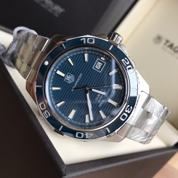 Tag Heuer Aquaracer Montre Homme WAK2111.BA0830 41mm – Image 6