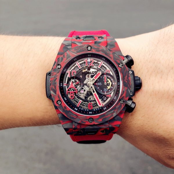 Hublot 411.QV.1123.NR.OVK21 Big Bang Unico Carbone Rouge Alex Ovechkin 45mm – Image 2