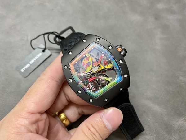 Richard Mille RM 68-01 Tourbillon Cyril Kongo Fibre de Carbone Noire – Image 3