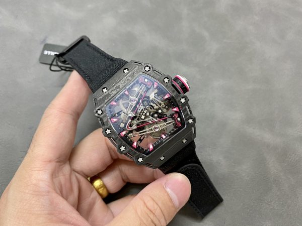 Richard Mille RM38-02 Bubba Watson Tourbillon Édition Carbone Blanc – Image 3