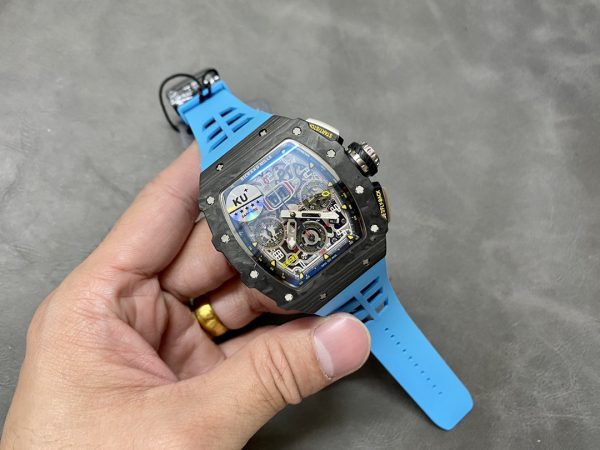 Richard Mille RM 11-03 Chronographe Flyback Automatique Montre Bleue – Image 3