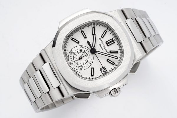 Patek Philippe Nautilus Chronographe Date Acier Inoxydable 5980 1A 019 – Image 6
