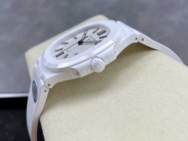 Patek Philippe Nautilus Cadran Blanc 5711 Montre 40MM Réplique – Image 7